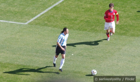 Demichelis played in all of Argentina's games at the World Cup in 2010